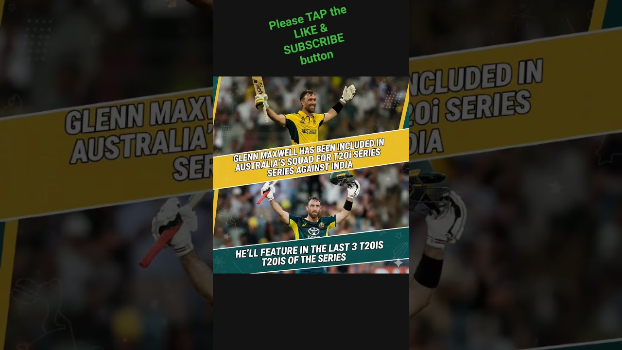 GLENN MAXWELL Comeback 💀 #shorts #cricket #indvsaus #memes