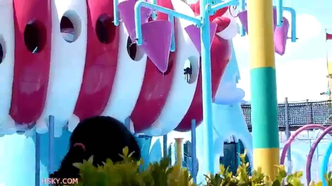 V#63 HSKY NEW Super Silly Fun Land Waterpark Despicable Me Minion Mayhem Universal Hollywood 2014 HD