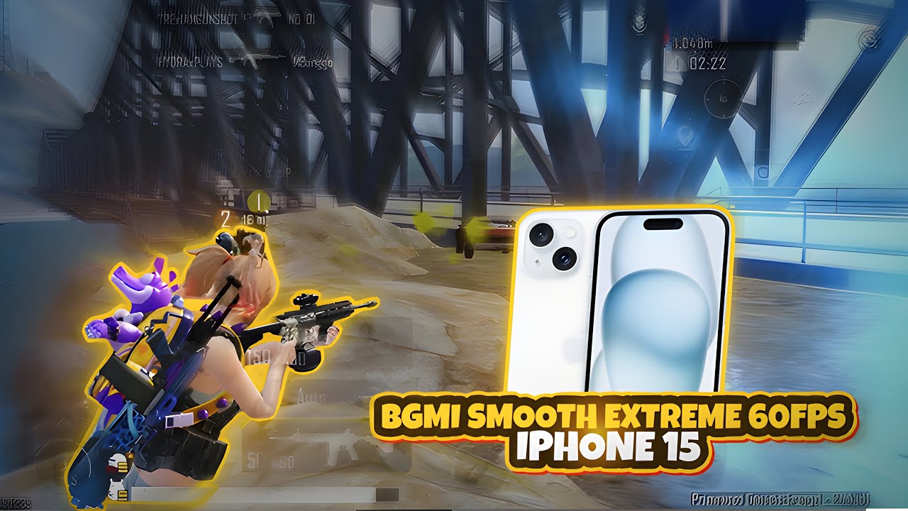 BGMI SMOOTH + EXTREME 60FPS GAMEPLAY TEST | IPHONE 15