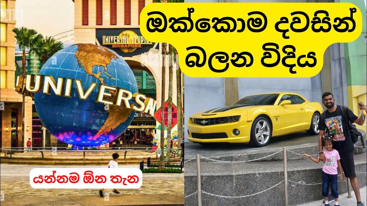Universal Studios Singapore | ලෝකෙටම තියෙන 5 න් එකක් | Full Guide 2025