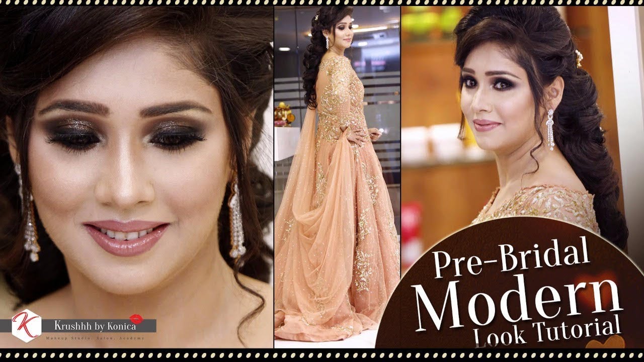 Modern Pre-Bridal Makeup Tutorial Video | Step by Step Pre-Bridal Makeup | Krushhh by Konica