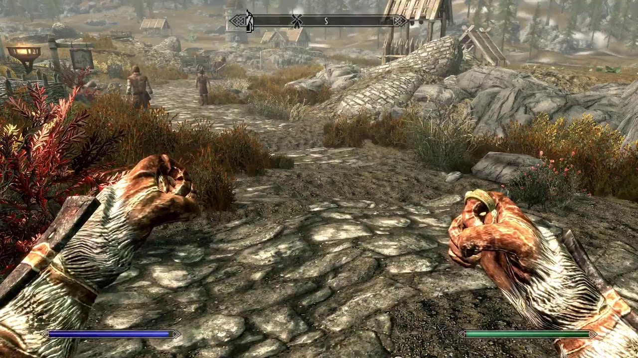 Skyrim Whiterun Fishing Survival Legendary