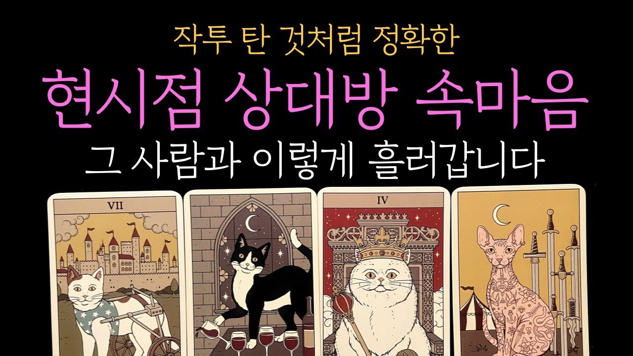 [타로] 💥99.9% 적중률💥지금 이 순간 그 사람 속마음 (짝사랑 썸 커플 재회)