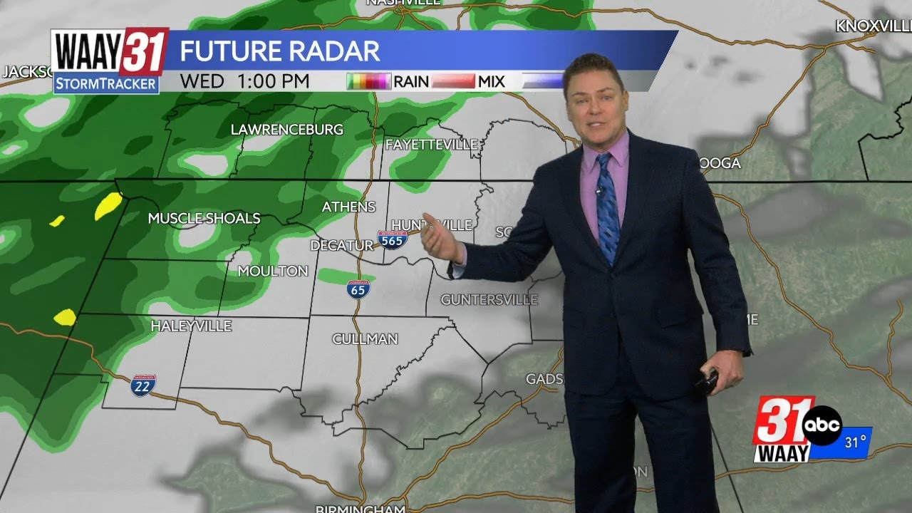Tracking midweek rain and a possible weekend winter storm for north Alabama