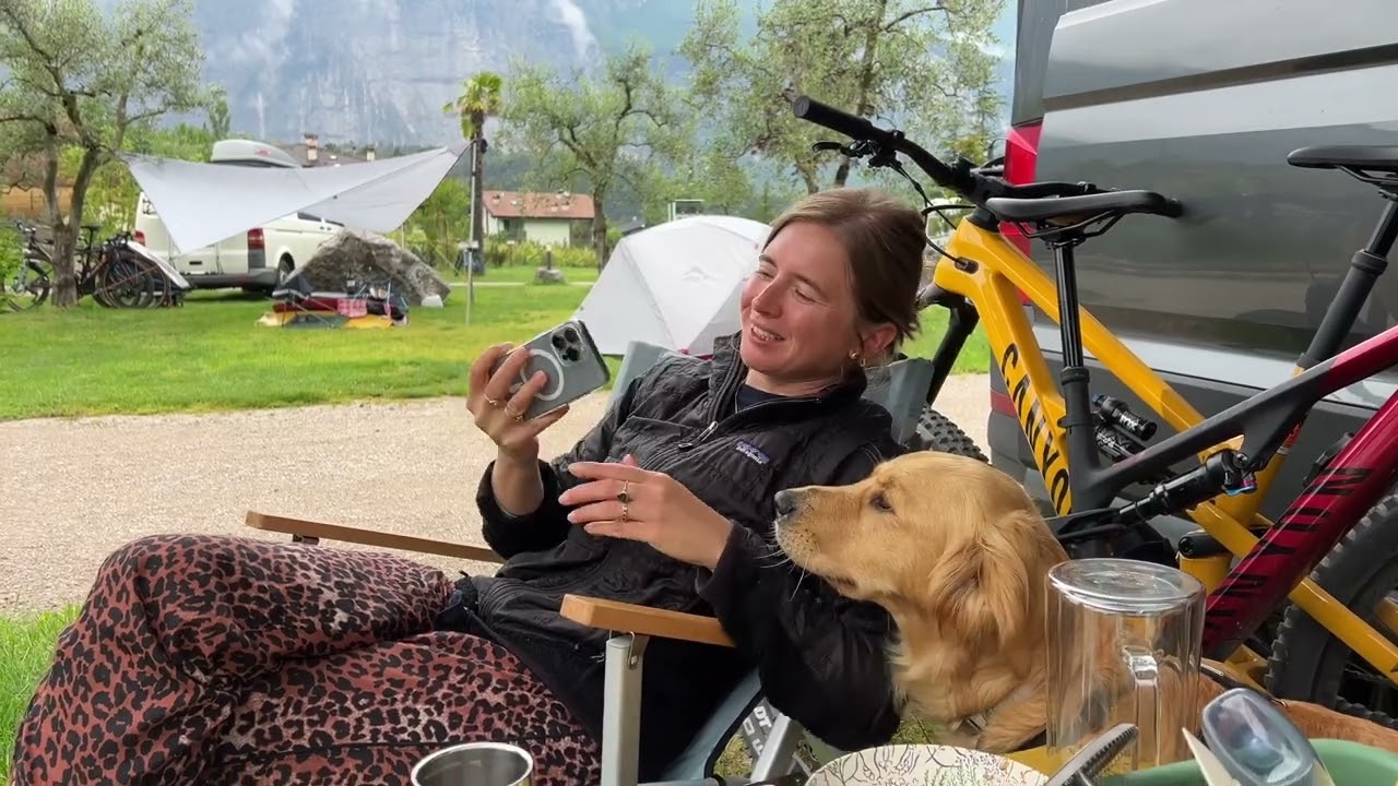 Kemping kamperem / Workation w Południowym Tyrolu - Trentino, Garda, Dolomity - May 2024 (EN subs)