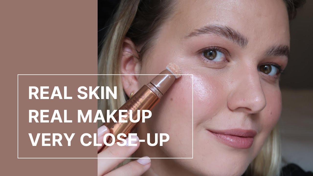 CHARLOTTE TILBURY MAKEUP TUTORIAL | *SUPER CLOSE-UP REAL SKIN*