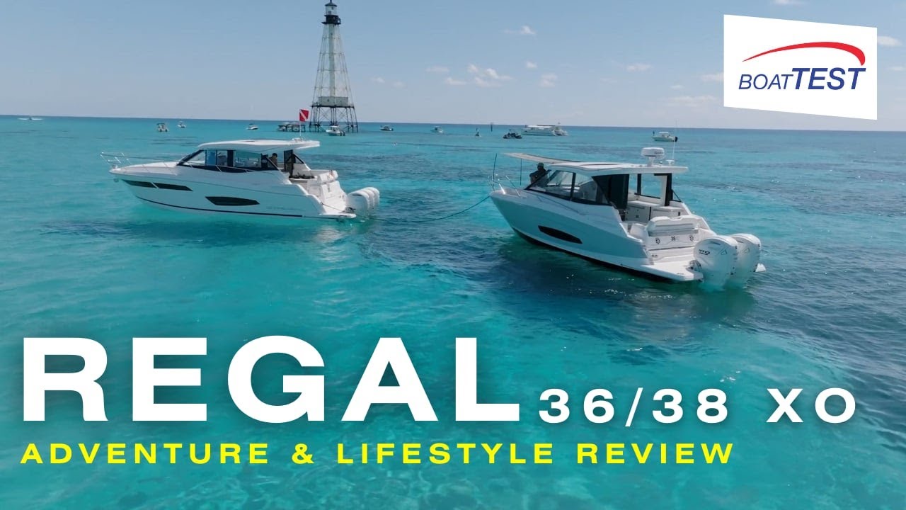 Regal 38 & 36 XO Review: Lobster, Sandbars & Florida Keys Fun - BoatTEST