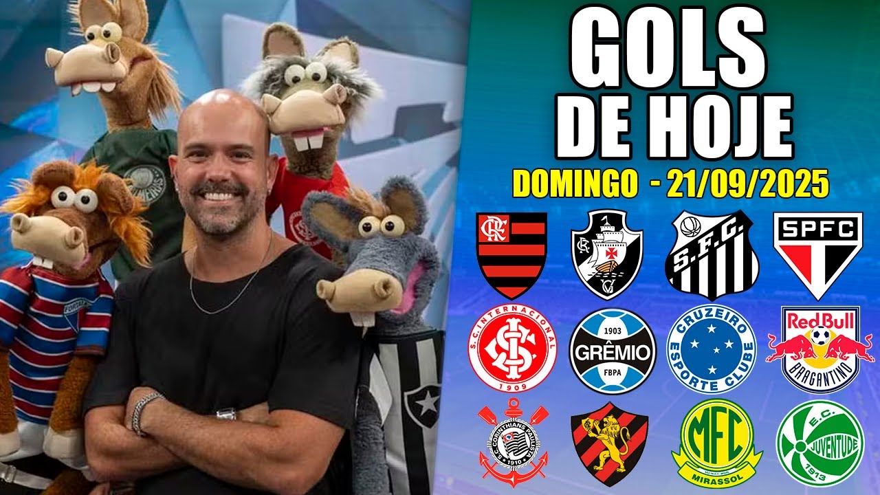 ⚽️ TODOS OS GOLS DESTE DOMINGO 21/09/2025 GOLS DO BRASILEIR&Atilde;O S&Eacute;RIES A, B, C E COPAS ESTADUAIS