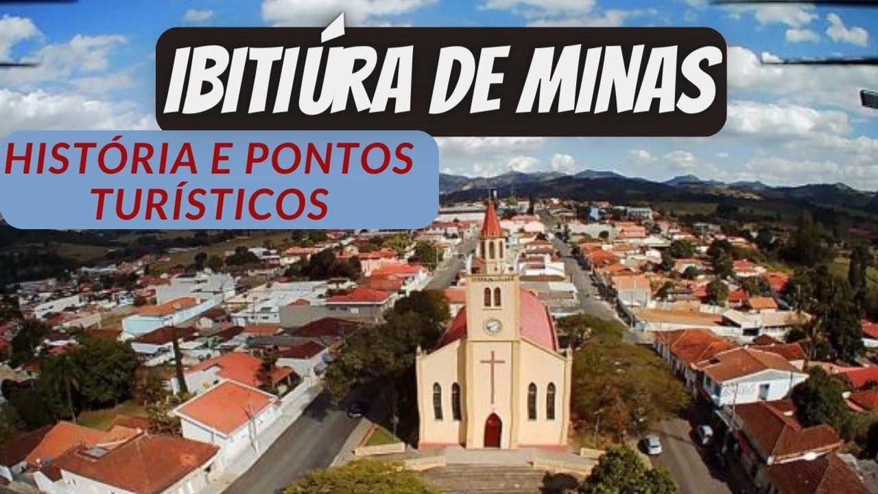 IBITIÚRA DE MINAS, VISTA DE CIMA, 4K, SILVIO VIAGENS