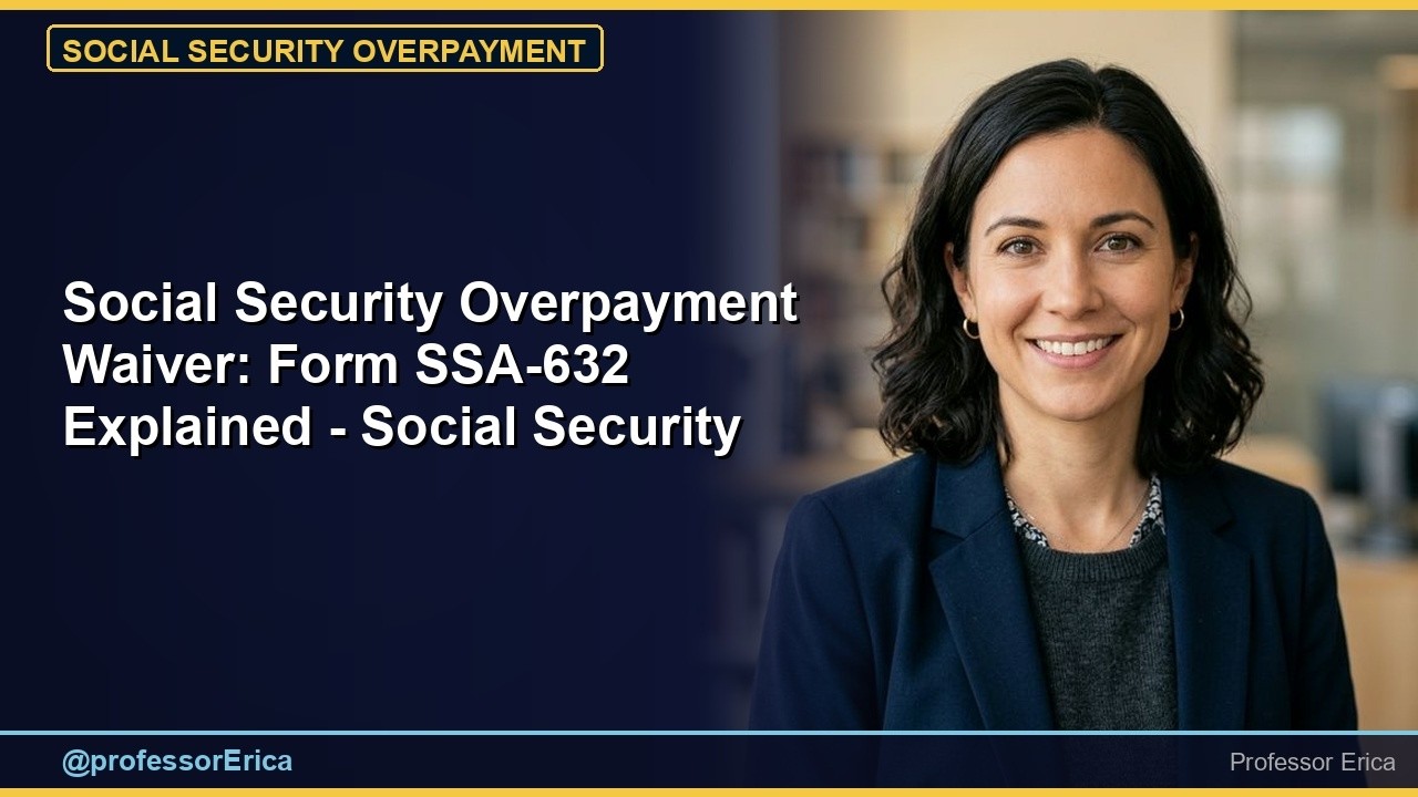 Social Security Overpayment Waiver: Form SSA-632 Explained - Social Security