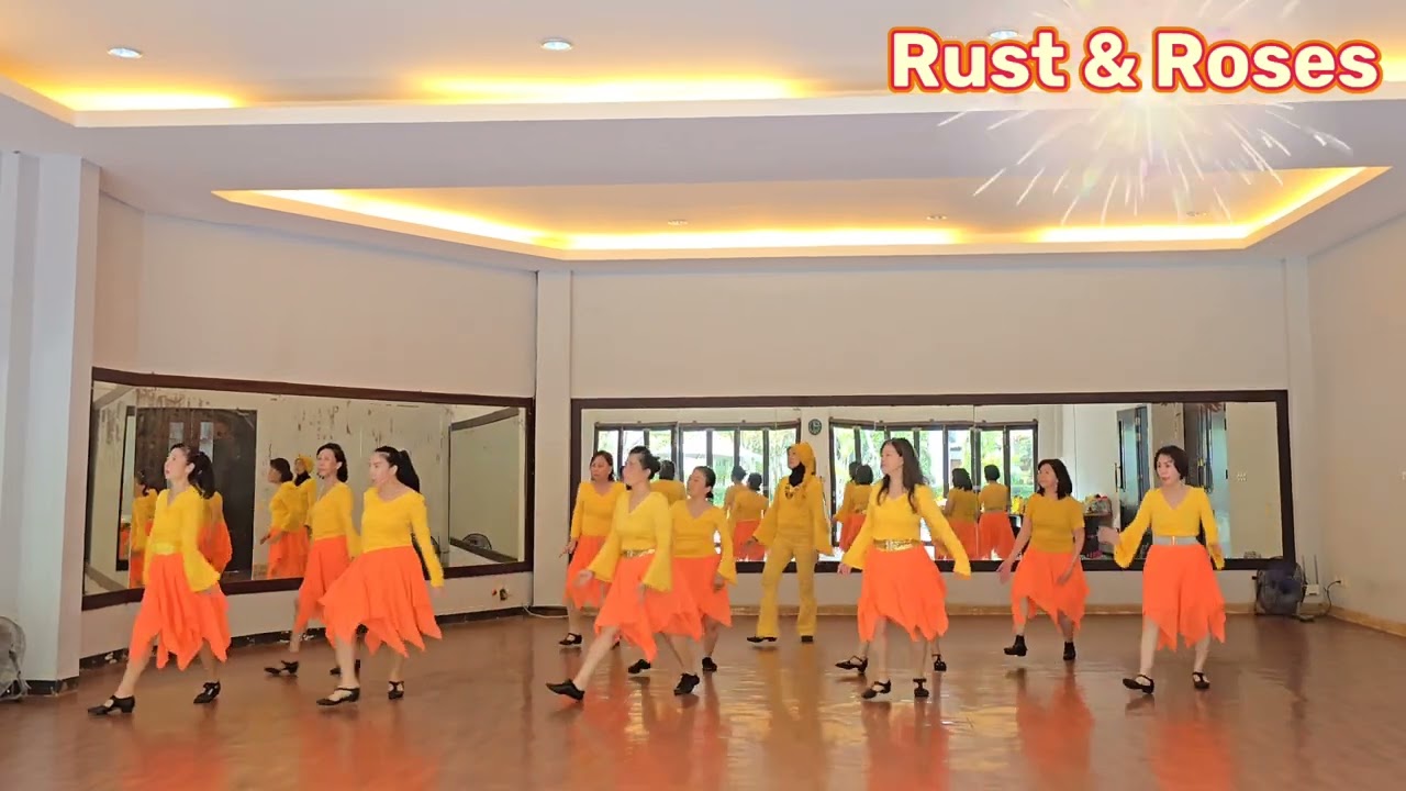 Rust & Roses - Line Dance, Choreo by Wil Bos (NL) & Mandy Senders (NL)