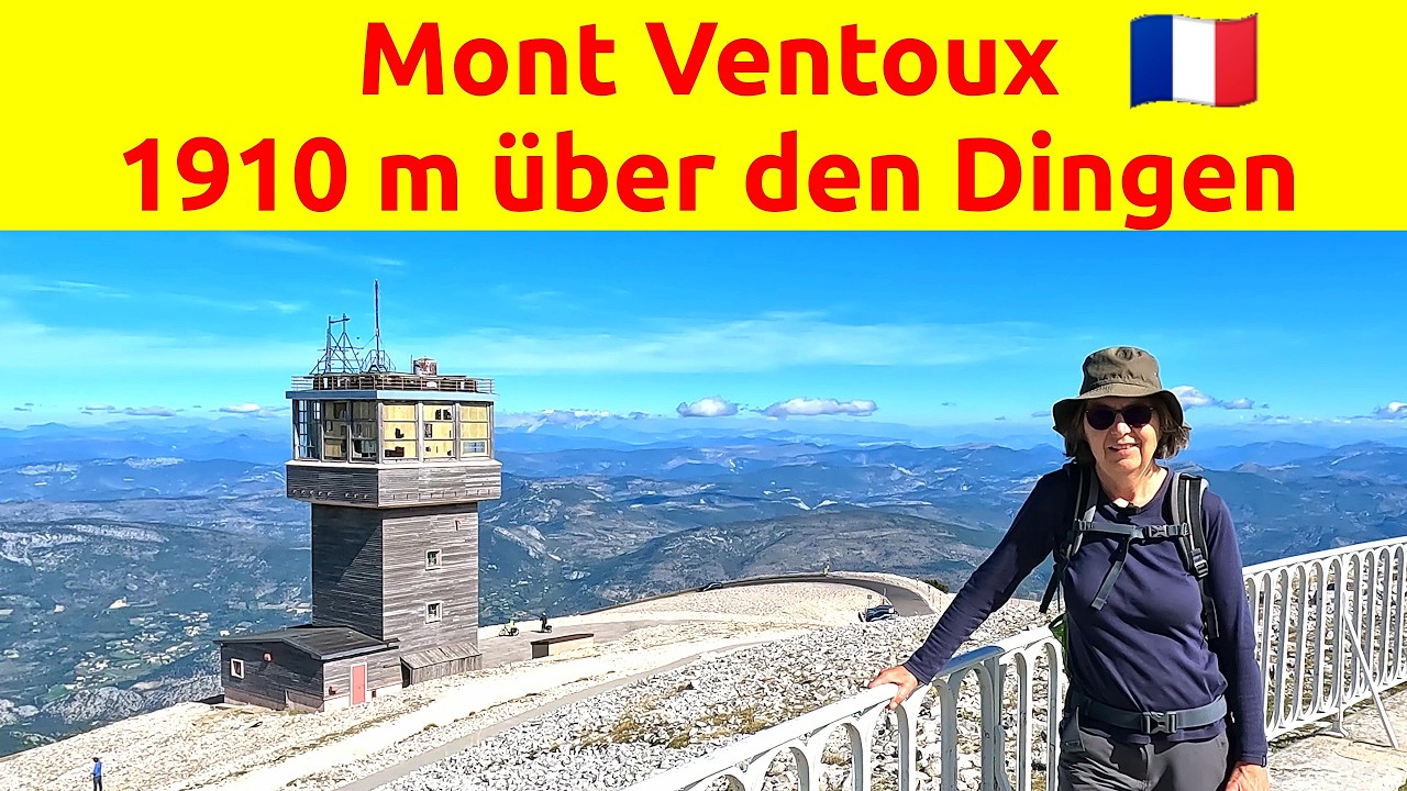Camping Mont Serein am Mont Ventoux. Aufstieg zu Fu&szlig; und mit dem Rad.