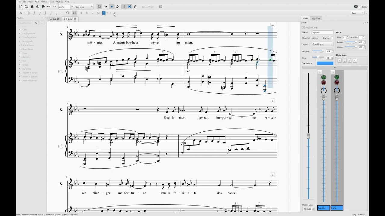 A Chloris - Music with voice track