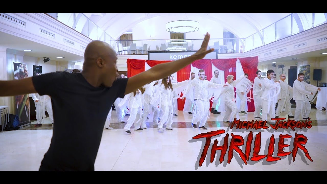 DANCE Team Building - THRILLER. Michael Jackson // Drumteambuilding.com