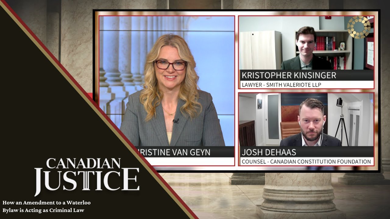 How an Amendment to a Waterloo Bylaw is Acting as Criminal Law