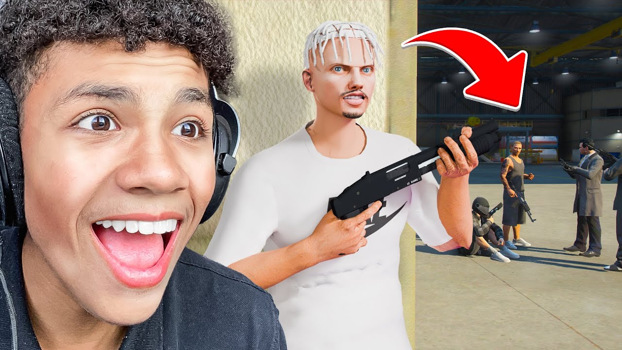 Wapens Geript Van Een Hele Gang Op Vliegveld! (GTA RP)