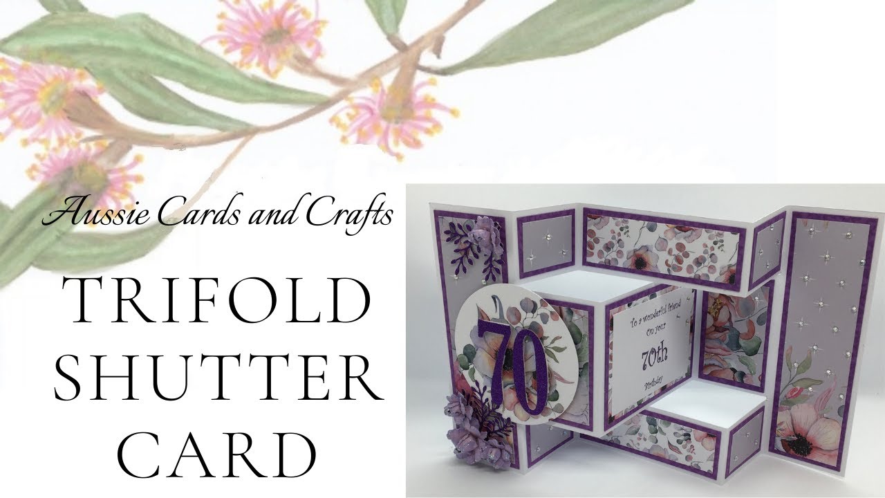 Tri Fold Shutter Card