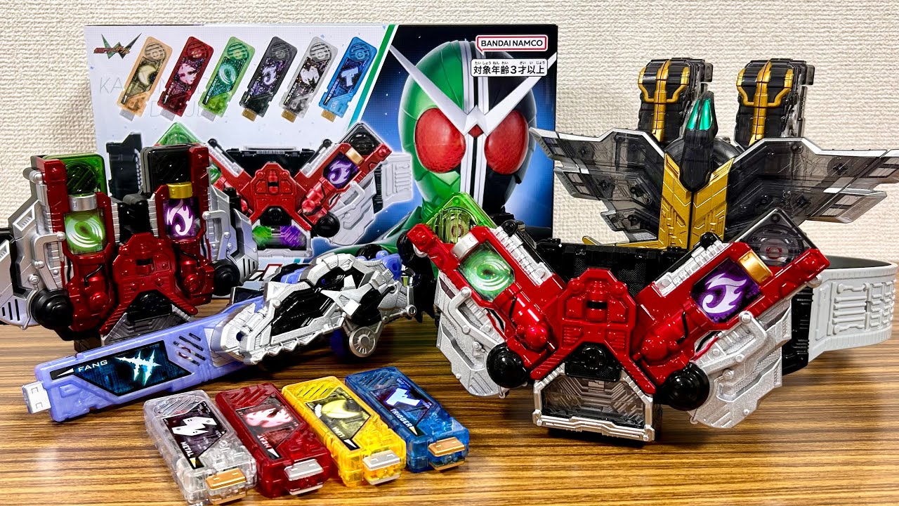 1万 VS 4万円！SUPER BEST版 DXダブルドライバー レビュー！Ver.2と比較！仮面ライダーW サイクロンジョーカー/ファング/エクストリームに変身！