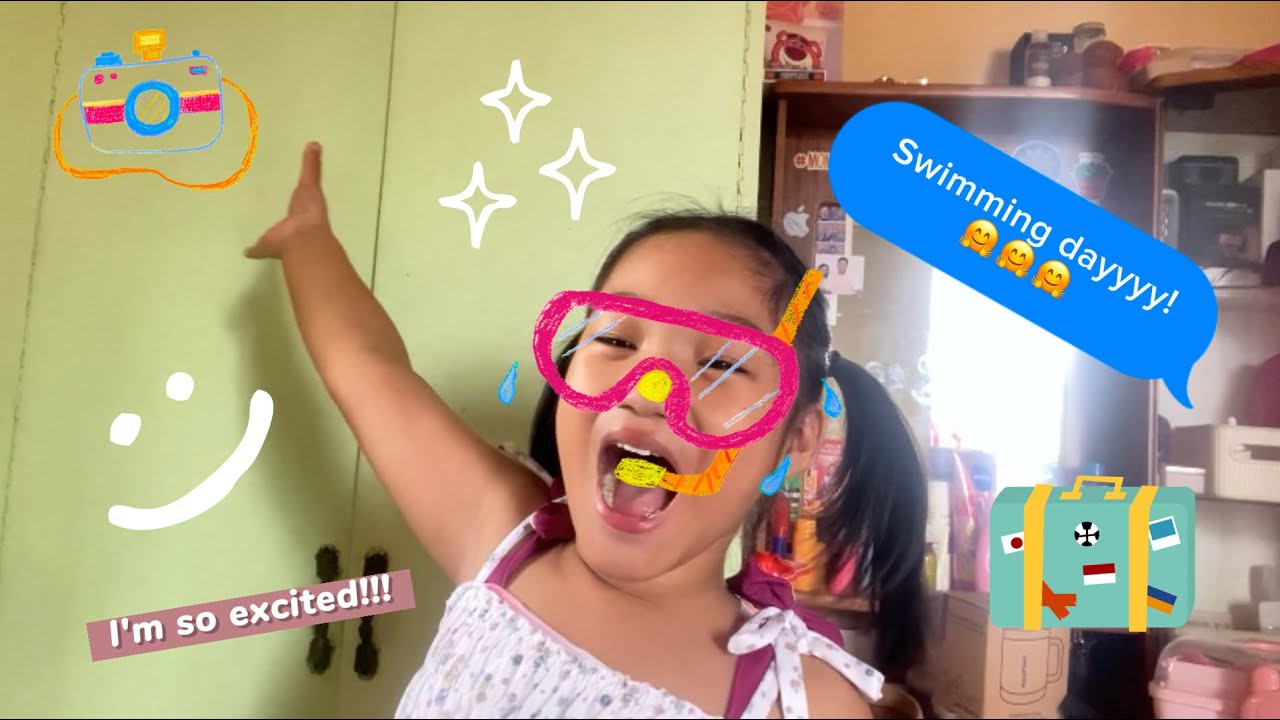 Spend a pool day with klea ✨ | YanYanRandomVlog
