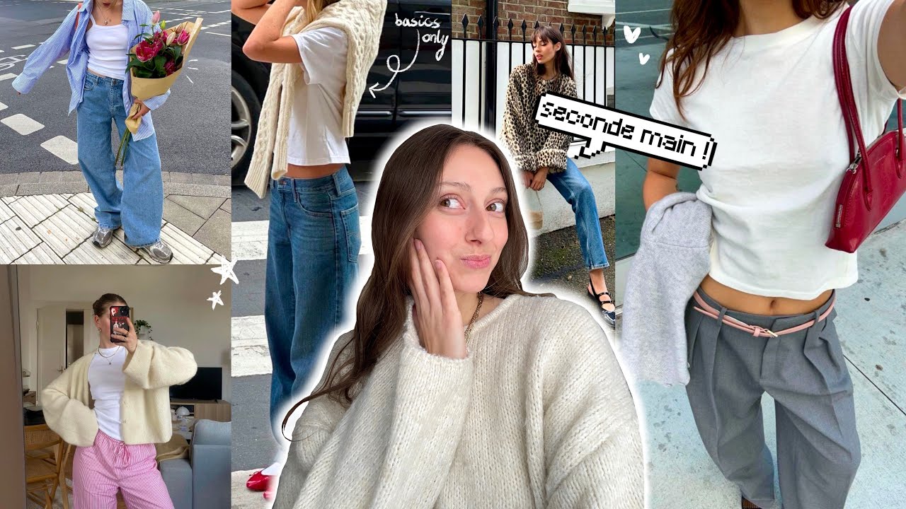 Je recrée des outfits Pinterest 100% seconde main ! (en utilisant des basiques de notre garde-robe)