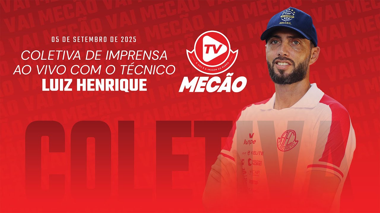 COLETIVA | Luiz Henrique Técnico do América Sub-20
