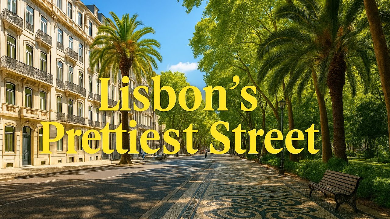 Walking Tour from Avenida da Liberdade to Príncipe Real | Sunny Day in Lisbon