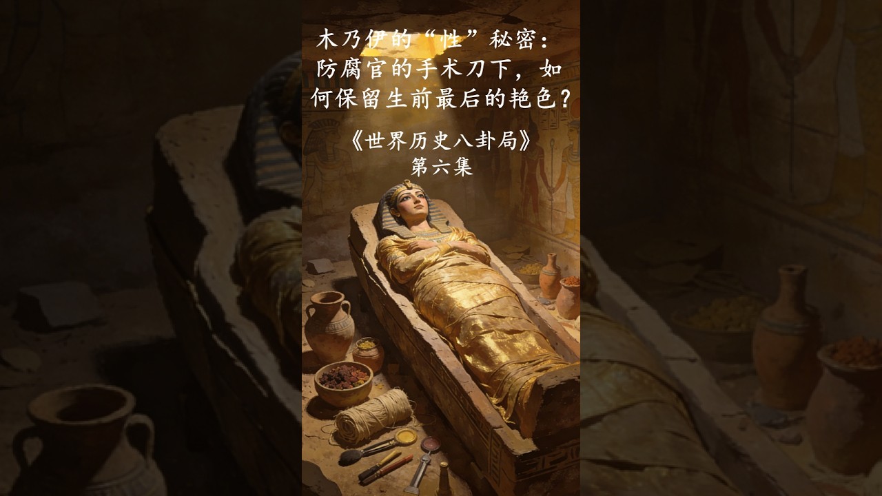 《世界历史八卦局》第六集：木乃伊的“性”秘密：防腐官的手术刀下，如何保留生前最后的艳色？#八卦 #历史 #播客