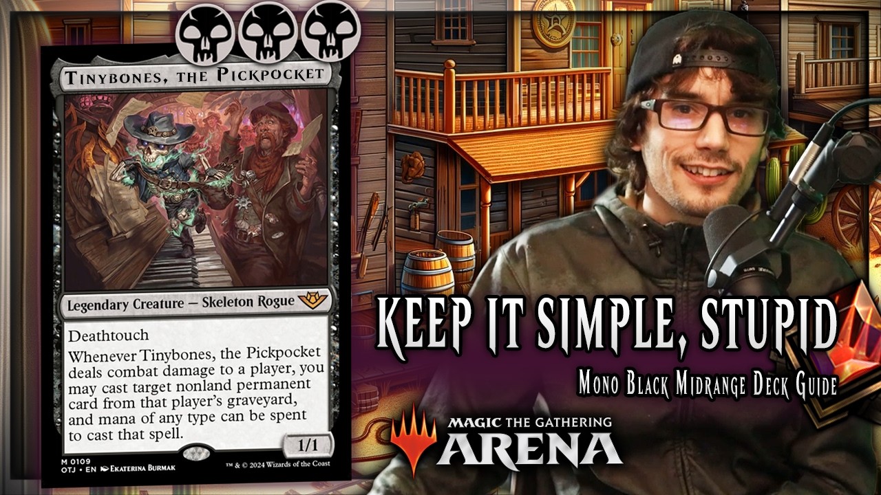 🖤 THE EASIEST WAY TO RANK UP 📈 Mono Black Midrange | MTG Arena Deck Guide