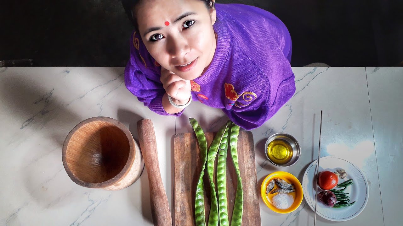 Cooking Stink Beans Petai North East Indian Style | Food Therapy