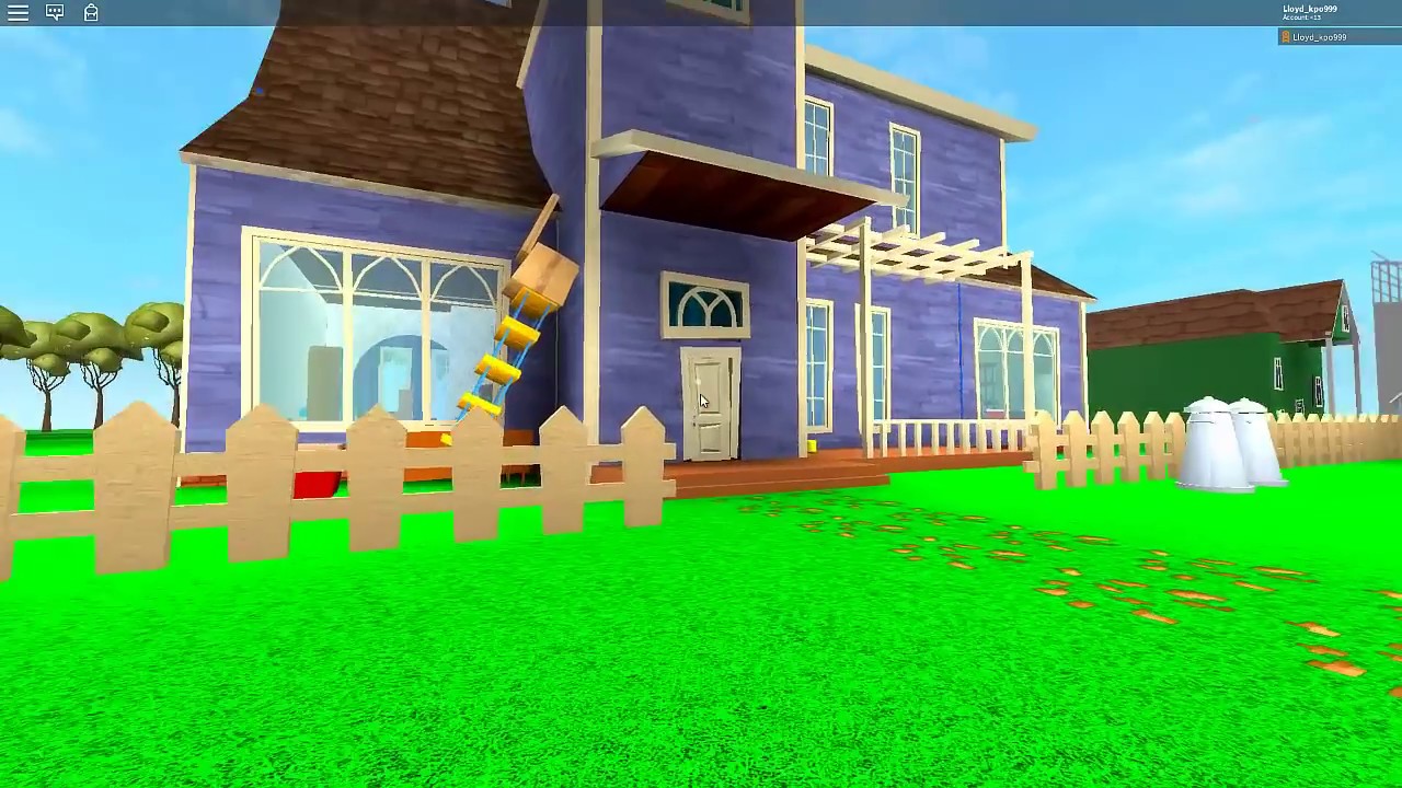 Hello neighbor the new neighborhood Roblox old version