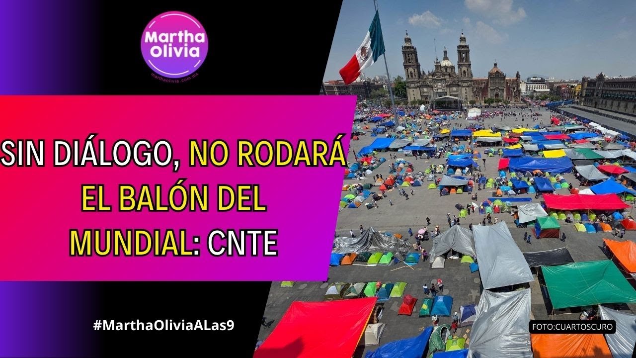 CNTE toma el Zócalo; en estados se suman al paro de 72 horas
