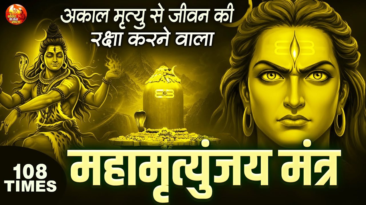 Powerful Mahamrityunjay Mantra 108 TIMES -  महामृत्युंजय मंत्र सुनने अकाल मृत्यु का भय मिट जाता है