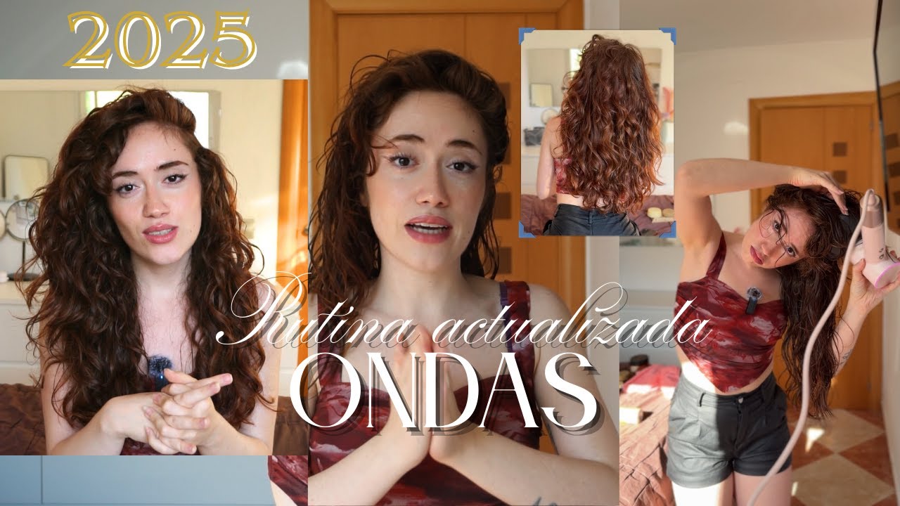 Rutina Ondulada FÁCIL actualizada 2025 🪮 ¿Método Curly? | Defínete en 5 minutos