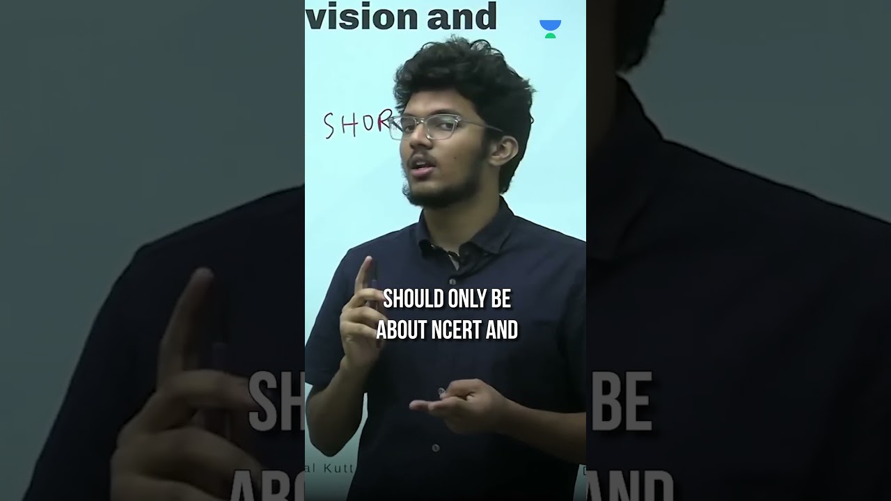 Last month's revision for NEET exam | Mrinal Kutteri, AIIMS Delhi #shorts #aiimsdelhi #neet2023