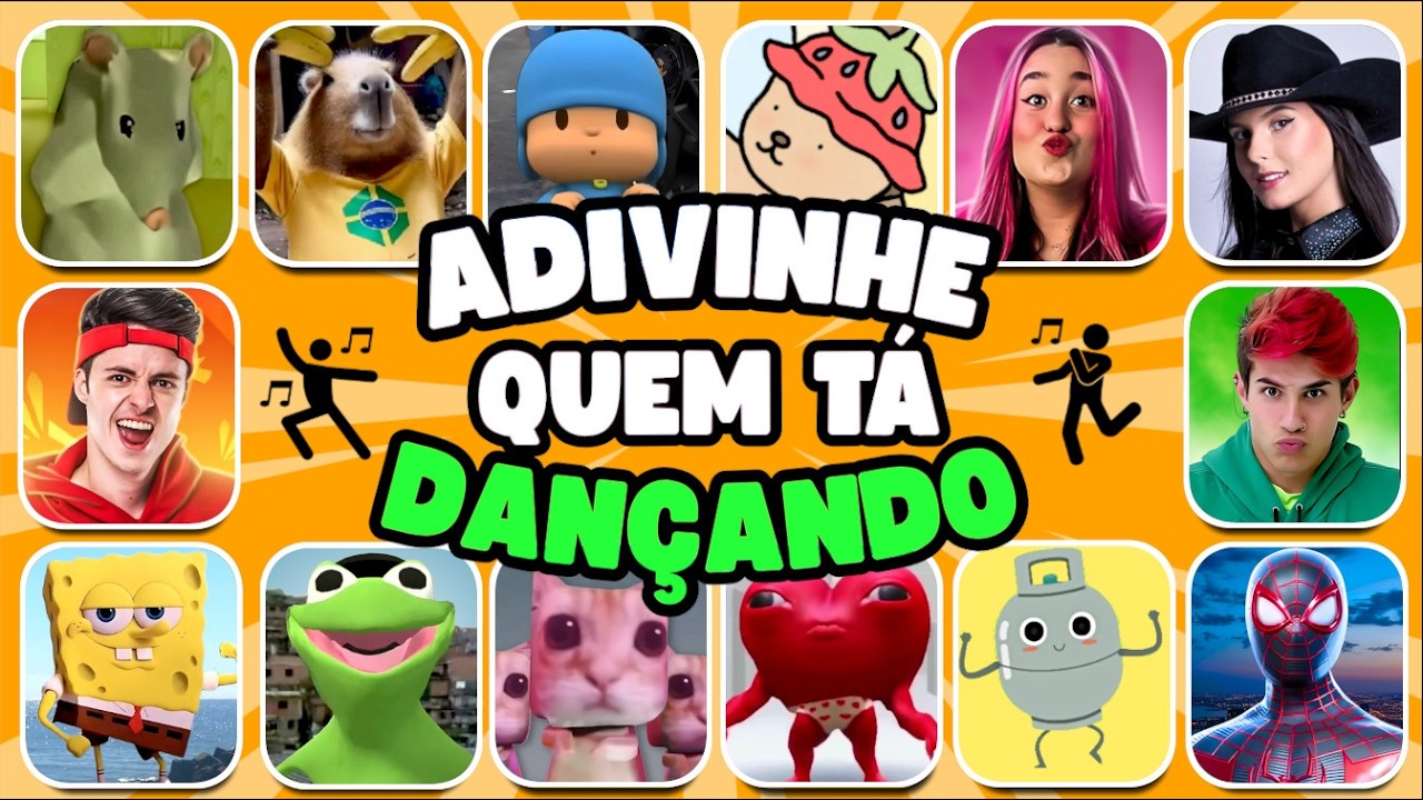 Adivinhe quem tá DANÇANDO 🕺🏻🎶 Neymar, Enaldinho, Emilly Vick, Rato Milton, Bobbi Goods, Ay mi gatito