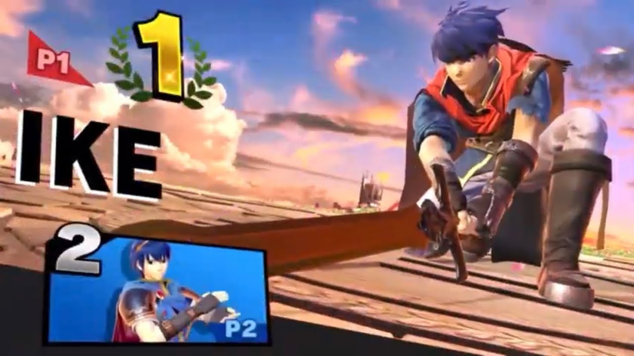 История победных поз Айка (Super Smash Bros.)