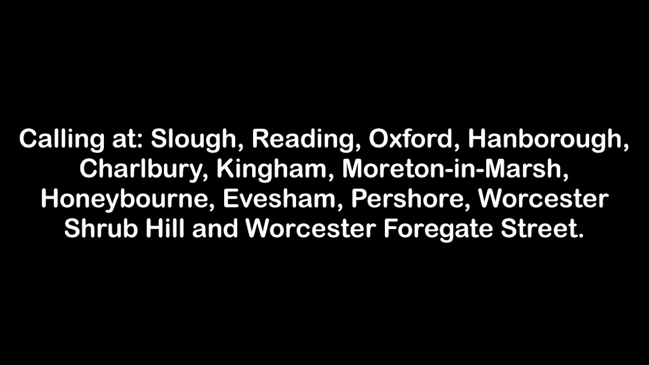 London Paddington Announcements 23/08/2018
