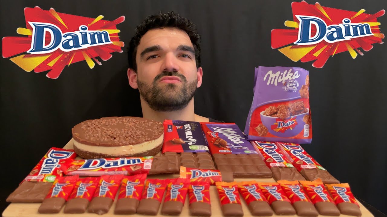 ASMR MUKBANG CHOCOLATE BARS DAIM CHEESECAKE CHOCOLATE DAIM BARS MINI CHOCOLATE DAIM먹방 초콜렛 다임 치즈케이크