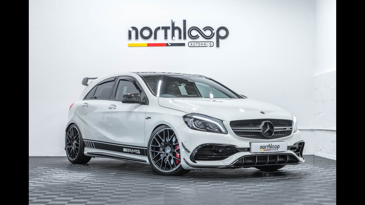 430 BHP 2016 MERCEDES-BENZ A-CLASS 2.0 AMG A 45 4MATIC PREMIUM