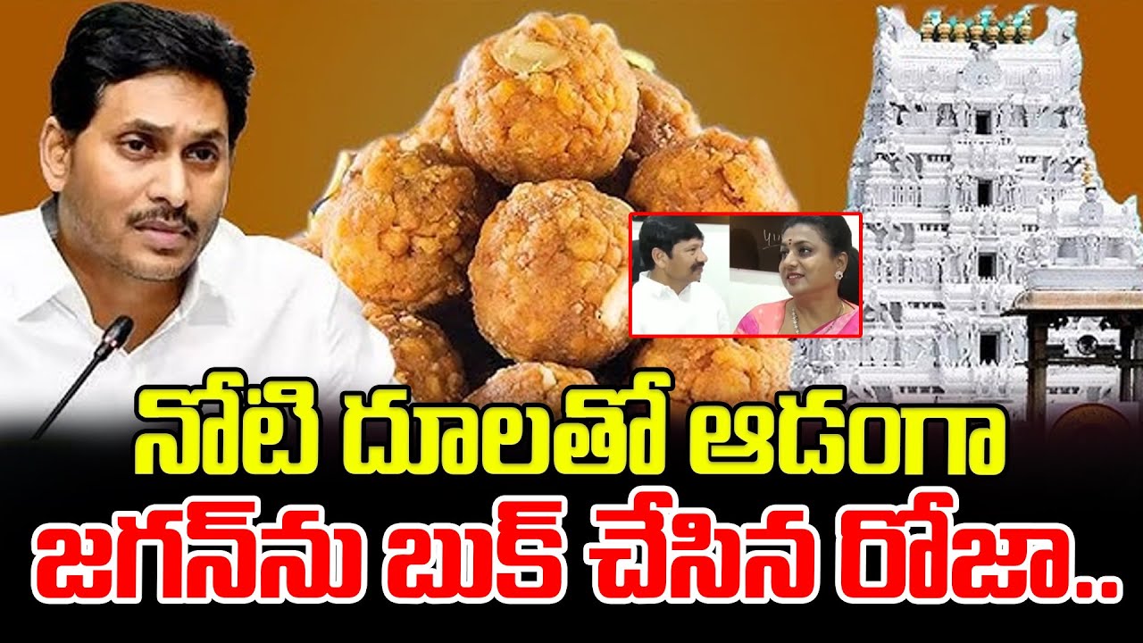 నోటి దూలతో ఆడంగా జగన్ ను బుక్ చేసిన రోజా.. | Tirupati Laddu Issue | Rk Roja | YS Jagan | ManamTv