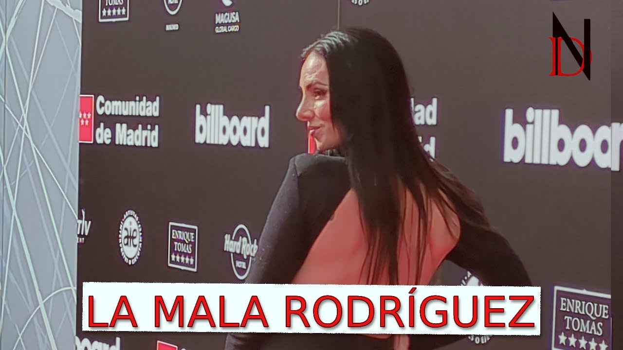 LA MALA RODRÍGUEZ en el Photocall de BILLBOARD | DELIRIUM NOSTRI