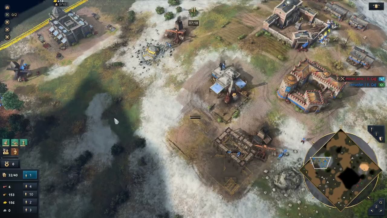 S12E058 Platin 1v1 Sıralı Oyun #aoe4 - Osmanlı vs Fransız - Sipahi tacizi nasıl yapılır?