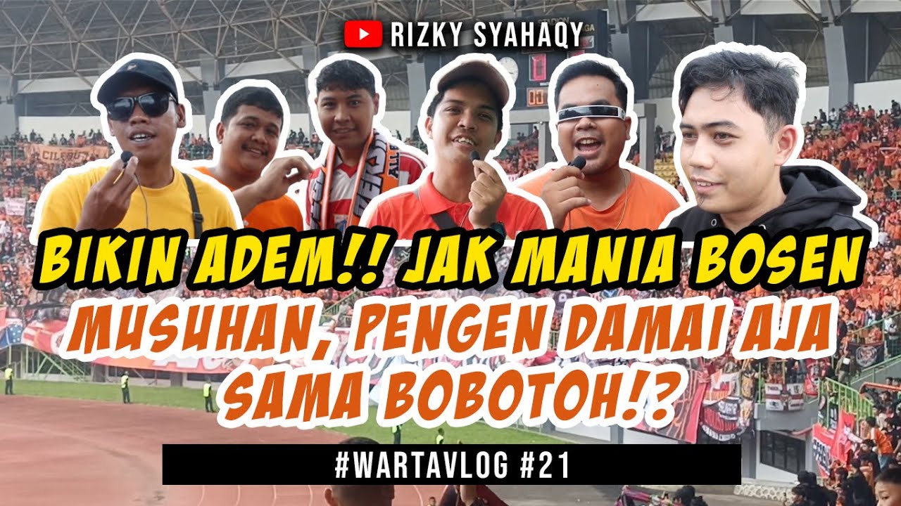 DI BALIK INSIDEN PERSIJA VS PERSIB, BANYAK JAK MANIA YANG BIKIN SUASANA ADEM 🧡💙 #jakmania #bobotoh