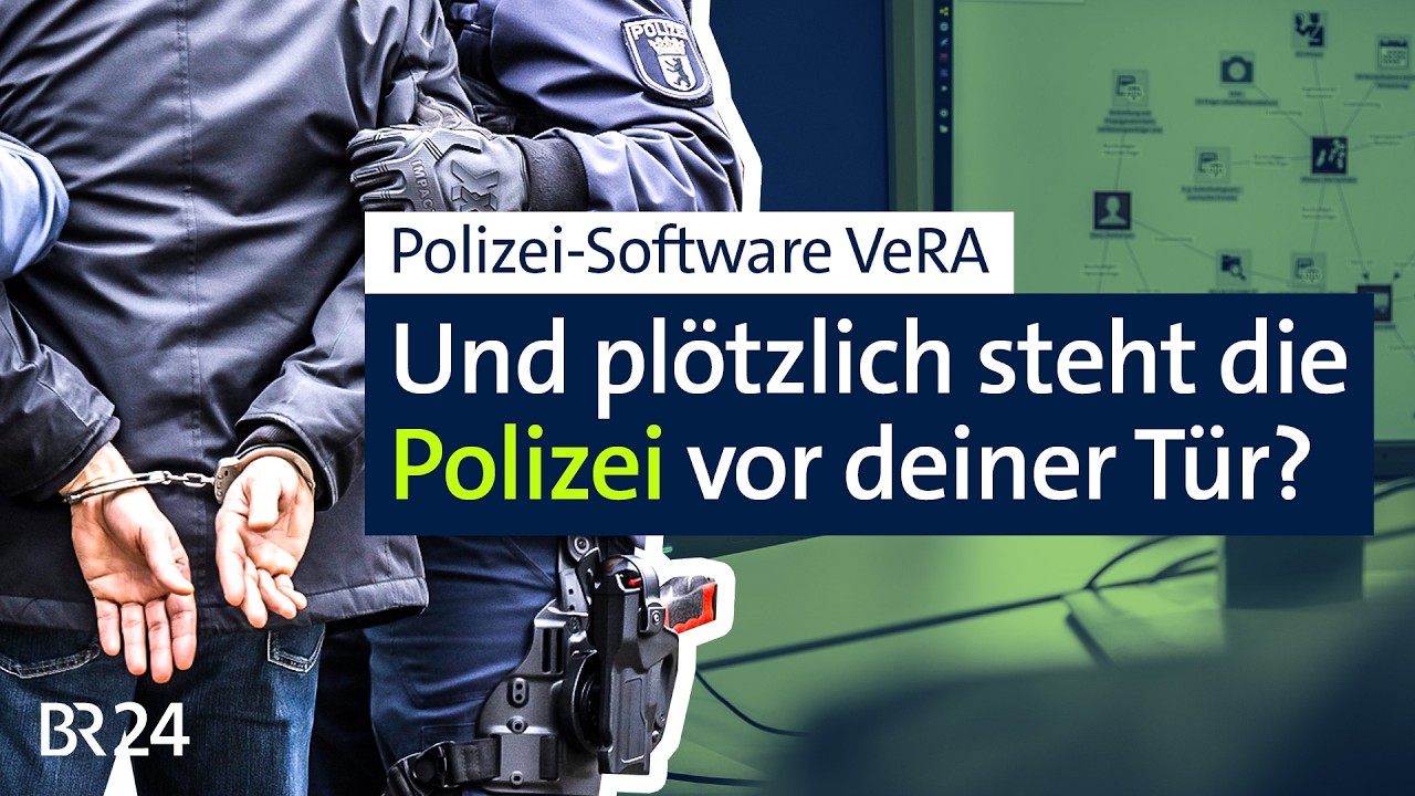 Fahndung nach Terroristen und Kriminellen: Bayerns neue Polizei-Software VeRA im Check | BR24