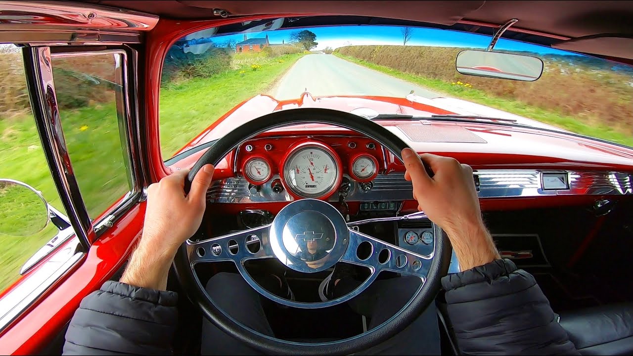 1957 Chevrolet Bel-Air Restomod Coupe LT1 5.7 V8 Auto - POV Test Drive & Walk-around Fully Restored