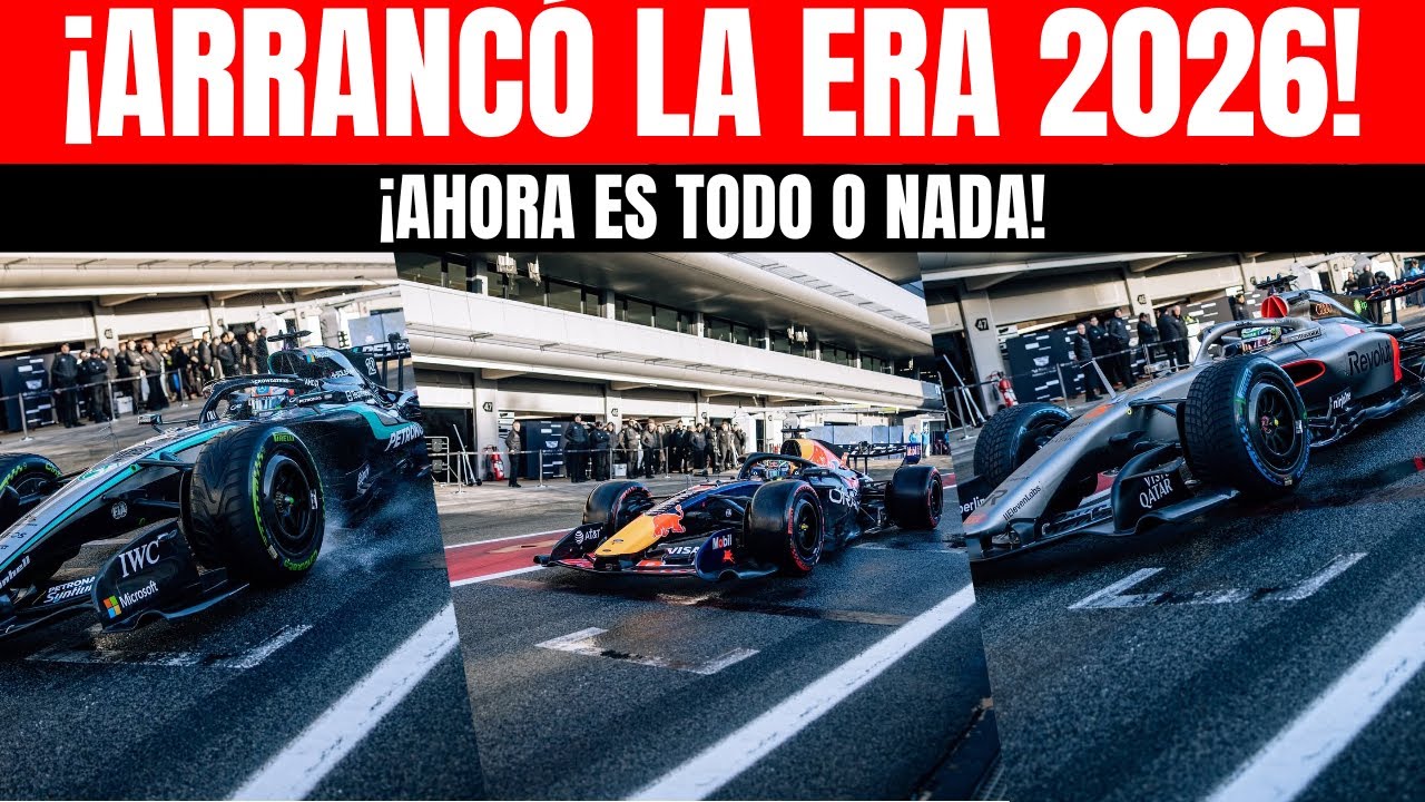 Fórmula 1 2026: Todo sobre el primer día de pruebas en Barcelona