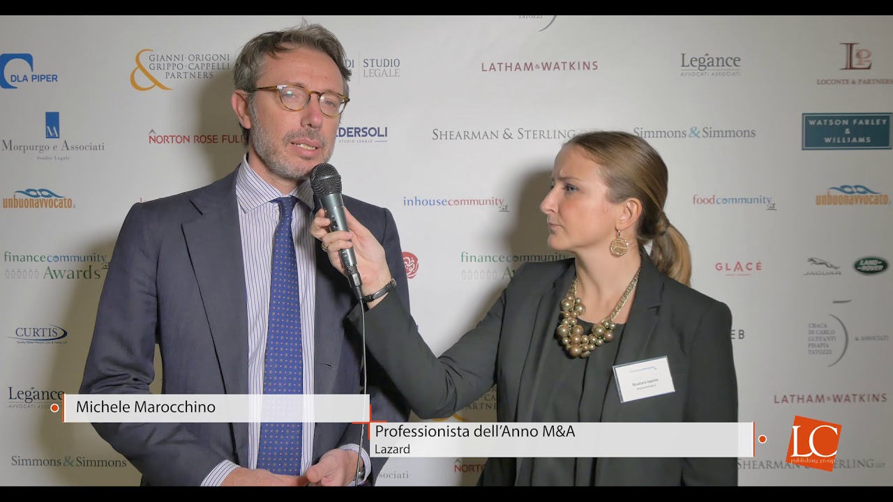 Michele Marocchino - Financecommunity Awards 2017 by financecommunity.it