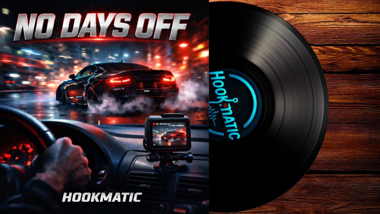 No Days Off – Hookmatic | Hard Trap Rock Anthem 2026 | Midnight Street Racing Vibes