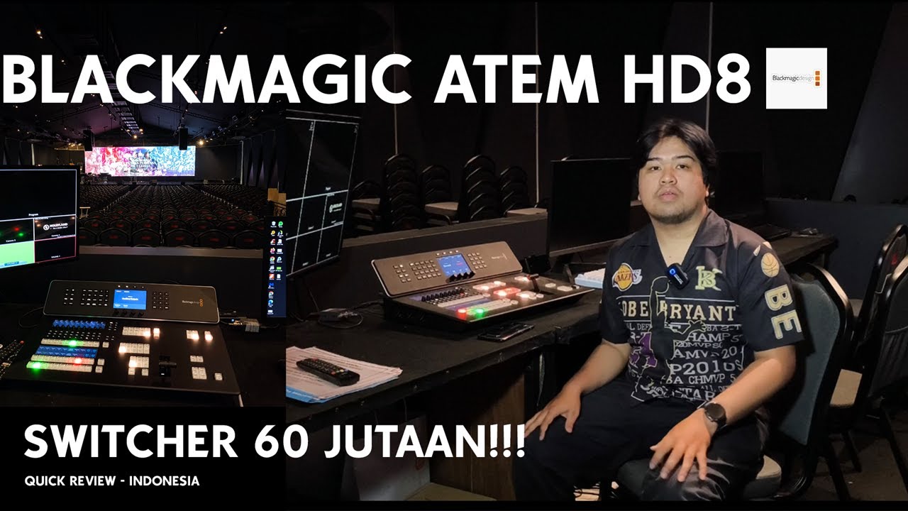 REVIEW BLACKMAGIC ATEM TELEVISION STUDIO HD8 🔥 | MIXER SWITCHER 60 JUTAAN!!!