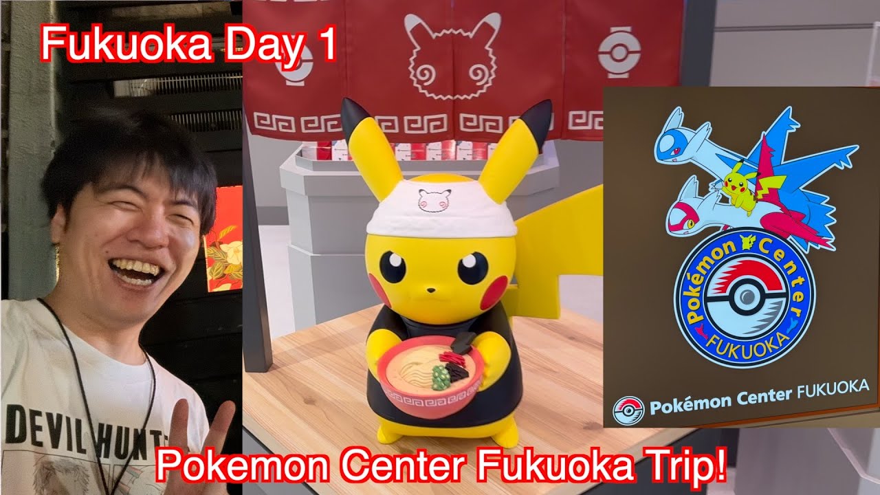 【Day 1】Pokemon Center Fukuoka!